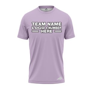 Custom Fully Sublimated Solid Q39 Pattern Pink Lavender Performance Jersey 2162
