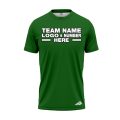 Custom Fully Sublimated Solid L4 Pattern Dark Green Performance Jersey 2232
