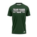 Custom Fully Sublimated Solid Z10 Pattern Army Green Performance Jersey 2246