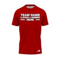 Custom Fully Sublimated Solid II Pattern Blood Red Performance Jersey 2267
