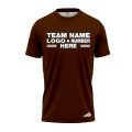 Custom Fully Sublimated Solid O33 Pattern Bistre Brown Performance Jersey 2310