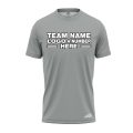 Custom Fully Sublimated Solid N6 Pattern Gray Performance Jersey 2388