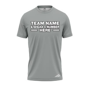 Custom Fully Sublimated Solid N6 Pattern Gray Performance Jersey 2388