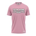 Custom Fully Sublimated Solid E19 Pattern Cameo Pink Performance Jersey 2352
