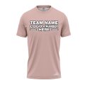 Custom Fully Sublimated Solid E12 Pattern Nude Pink Performance Jersey 2345