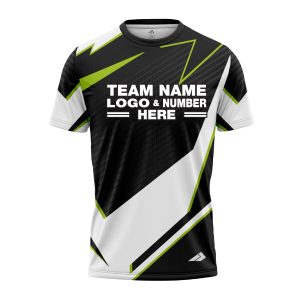 Custom Fully Sublimated Abstract Pattern Black Performance Jersey 02458