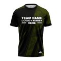 Custom Fully Sublimated Electric Fishing Pattern Dark Green Performance Jersey 2693