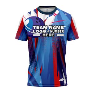Custom Fully Sublimated Deluxe Bowling Pattern Performance Jersey 2805