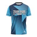 Custom Fully Sublimated Star Pattern Blue Performance Jersey 2875