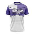 Custom Fully Sublimated Black Line Pattern Berry White Performance Jersey 2959