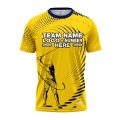 Custom Fully Sublimated Dynamic Golf Pattern Yellow Blue Performance Jersey 3064