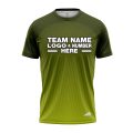 Custom Fully Sublimated Gradient Pattern Green Performance Jersey 3120