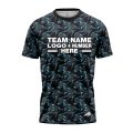 Custom Fully Sublimated Tactical Pattern Blue Gray Black Performance Jersey 3281