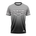 Custom Fully Sublimated Bold  Pattern Black Gray Performance Jersey 3302