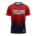 Custom Fully Sublimated Bold  Pattern Red Blue Performance Jersey 3295