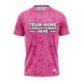 Custom Fully Sublimated Psychedelic Pattern Pink Performance Jersey 3400