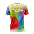 Custom Fully Sublimated Festival Tie Dye Pattern Multicolor Performance Jersey 3869