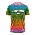 Custom Fully Sublimated Casual Tie Dye Pattern Multicolor Performance Jersey 3904