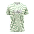 Custom Fully Sublimated Trippy Titans Tie Dye Pattern White Teal Performance Jersey 4128