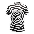 Custom Fully Sublimated Trippy Tie Dye Three Pattern Black White Performance Jersey 4156