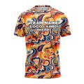 Custom Fully Sublimated Boho Floral Tie Dye Pattern Multicolor Performance Jersey 4233