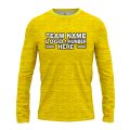 Custom Fully Sublimated Camo Pattern Yellow Performance Long Sleeves 4752