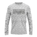 Custom Fully Sublimated Camo Pattern Gray White Performance Long Sleeves 4764