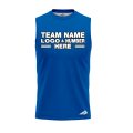 Custom Fully Sublimated Solid NN Pattern Royal Blue Performance Sleeveless 5256