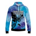 Custom Fully Sublimated Skull Disc Golf Pattern Tie Dye Performance Sports Pullover Hoodie 5570