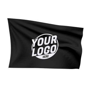 Custom Fully Sublimated Solid A14 Pattern Black Flag 5580