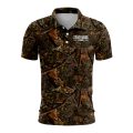 Custom Fully Sublimated Forest Camo Pattern One Performance Polo Shirt 5972