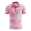 Custom Fully Sublimated Radiant Tie Dye Pattern Multicolor Performance Polo Shirt 6645