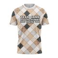 Custom Fully Sublimated Luxe Golf Pattern Faded Performance Jersey 7394