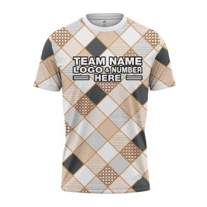 Custom Fully Sublimated Luxe Golf Pattern Faded Performance Jersey 7394