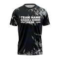 Custom Fully Sublimated Vibrant Tie Dye Pattern Blue Performance Jersey 7415