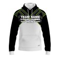Custom Fully Sublimated Adventure BMX Neon Pattern Black Gray Yellow Performance Sports Pullover Hoodie 07450