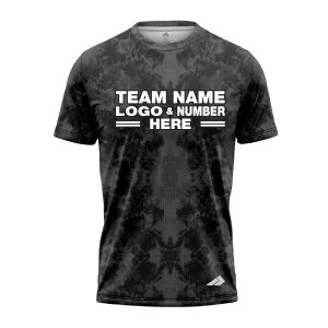 Custom Fully Sublimated Solid Tie Dye Pattern Dark Performance Jersey 7471