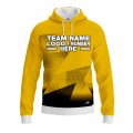 Custom Fully Sublimated Gradient Neon Pattern Yellow Performance Sports Pullover Hoodie 07482