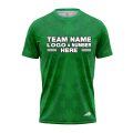 Custom Fully Sublimated Solid Tie Dye Pattern Green Performance Jersey 7499