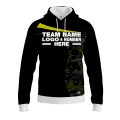 Custom Fully Sublimated Extreme Neon Pattern Yellow Performance Sports Pullover Hoodie 07515