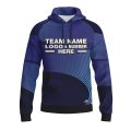Custom Fully Sublimated Retro Style Neon Pattern Blues Performance Sports Pullover Hoodie 07533