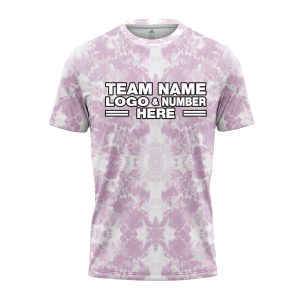 Custom Fully Sublimated Solid Tie Dye Pattern Berry Performance Jersey 7565
