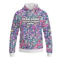 Custom Fully Sublimated Jaguar Animal Print  Multicolor Performance Sports Pullover Hoodie 07592