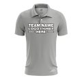 Custom Fully Sublimated Solid M27 Pattern Cool Gray Performance Polo Shirt 08539