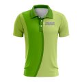 Custom Fully Sublimated Basic Golf Pattern Green Performance Polo Shirt 8945