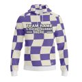 Custom Fully Sublimated Funky Florals Tie Dye Pattern Yellow Multicolor Performance Sports Pullover Hoodie 08972