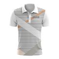Custom Fully Sublimated Elegant Golf Pattern Faded Performance Polo Shirt 9111