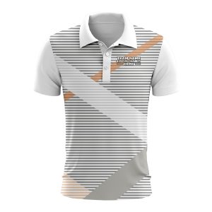 Custom Fully Sublimated Elegant Golf Pattern Faded Performance Polo Shirt 9111