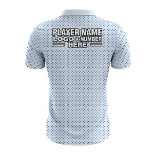 Custom Fully Sublimated Basic Golf Pattern SkyBlue Performance Polo Shirt 9132