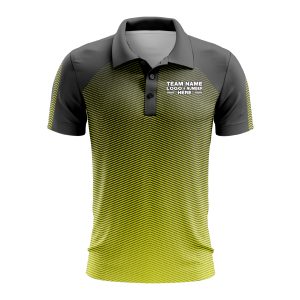 Custom Fully Sublimated Gradient Pattern Green Performance Polo Shirt 9223